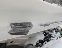 The Curve Industries Leading Edge reduces ski darting.