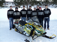 Clarkson University won the 2012 Clean Snowmobile Challenge with this modified Ski-Doo snowmobile.