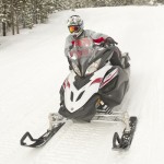 Wayne Davis used a fish-eye lens to create a unique perspective of this 2013 Yamaha Apex.