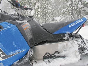 Rush Pro R 600 Seat A natural saddle is created by the new seat, but it’s still tapered at the front for easy hang-offs.