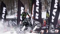 Tucker Hibbert AMSOIL Championship Snocross Friday NY Pro Open winner