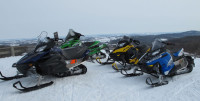 Spring snowmobiling